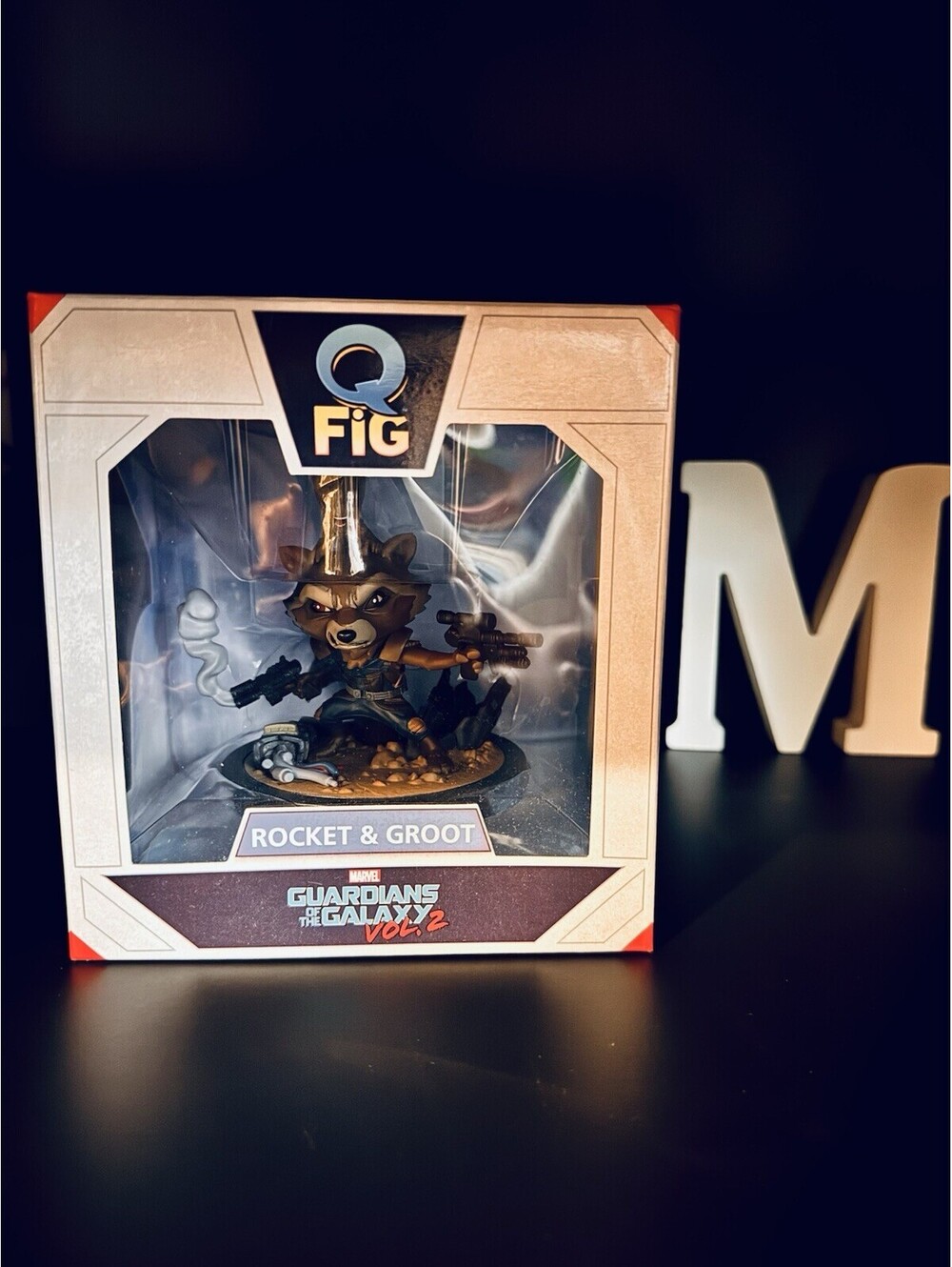 Q Fig Rocket Racoon and Groot Marvel Guardians of The Galaxy Vol. 2 QMX